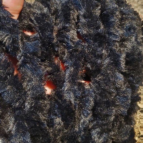 Handmade SOFTEST Faux Fur arm knit scarf!! - Picture 2 of 10